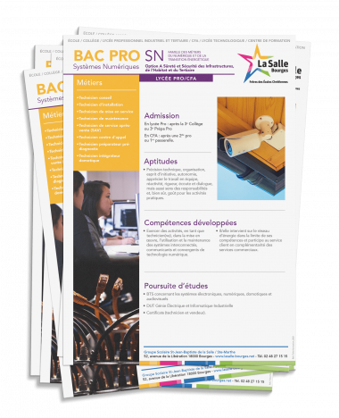 Vignette fiche d'information Bac pro SN